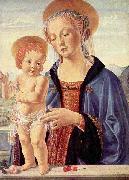 LEONARDO da Vinci Small devotional picture by Verrocchio Spain oil painting reproduction